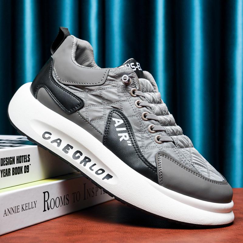 Мужская обувь Кроссовки Мужская мужская повседневная обувь Tenis Роскошные кожаные туфли Гоночная дышащая обувь Модные лоферы Кроссовки на плоской подошве для мужчин