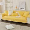 Sofa Cushion Four Seasons Non-Slip Pure Cotton Simple Modern Universal Pure Cotton Solid Color Cushion Cover Cloth Summer Sofa Cover Slipcover