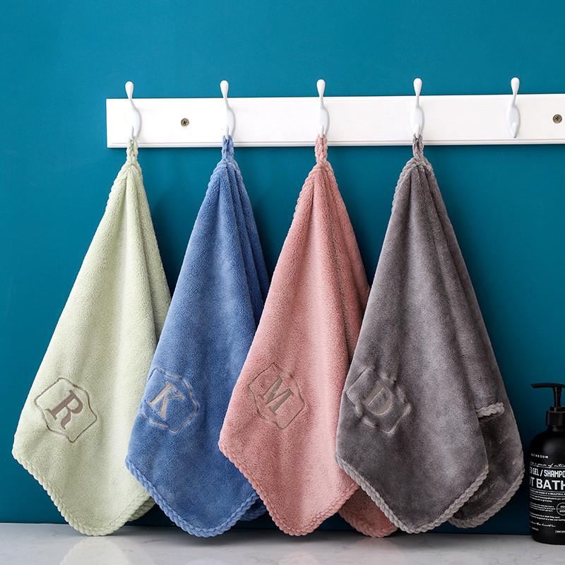 Thick Coral Fleece Washcloth With Hotel Quality Soft And Absorbent For Bathroom