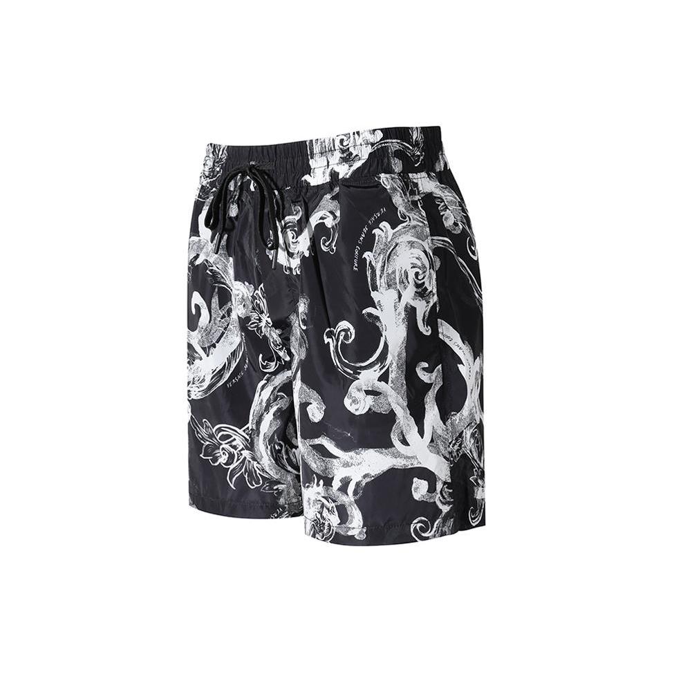 VERSACE JEANS COUTURE Print Drawstring Shorts 76GAD115-CQS85-899