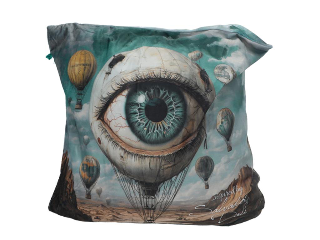 Decorative Pillow with Filling Jasiek Salvador Dali Pillowcase Living Room