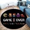 Resident Evil Round Area Rug Carpet Rug For Living Room Bedroom Sofa Playroom Decor Nonslip Floor Mat