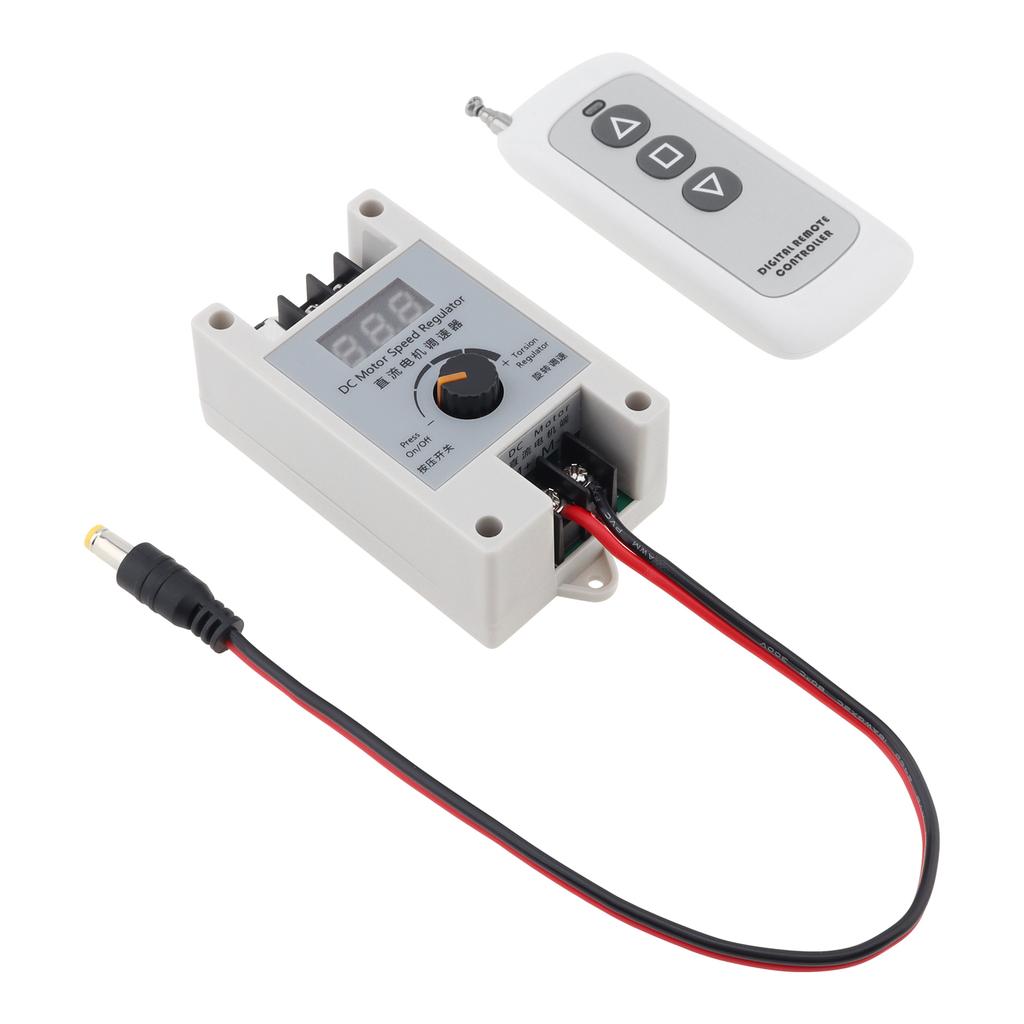 DC Motor Speed Controller 6V-28V PWM LED Display Remote for Massage Bed Chair Equipment