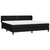 3126191 vidaXL Divan Bed with Mattress Black 200x200 Cm Fabric