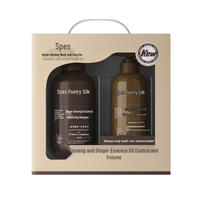 Spes Ginger Ginseng Volumizing Shampoo & Conditioner Set