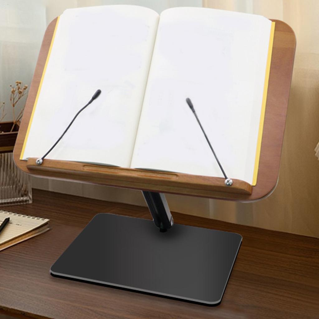 Подставка для чтения из цельного дерева, многофункциональная детская и студенческая книжная полка