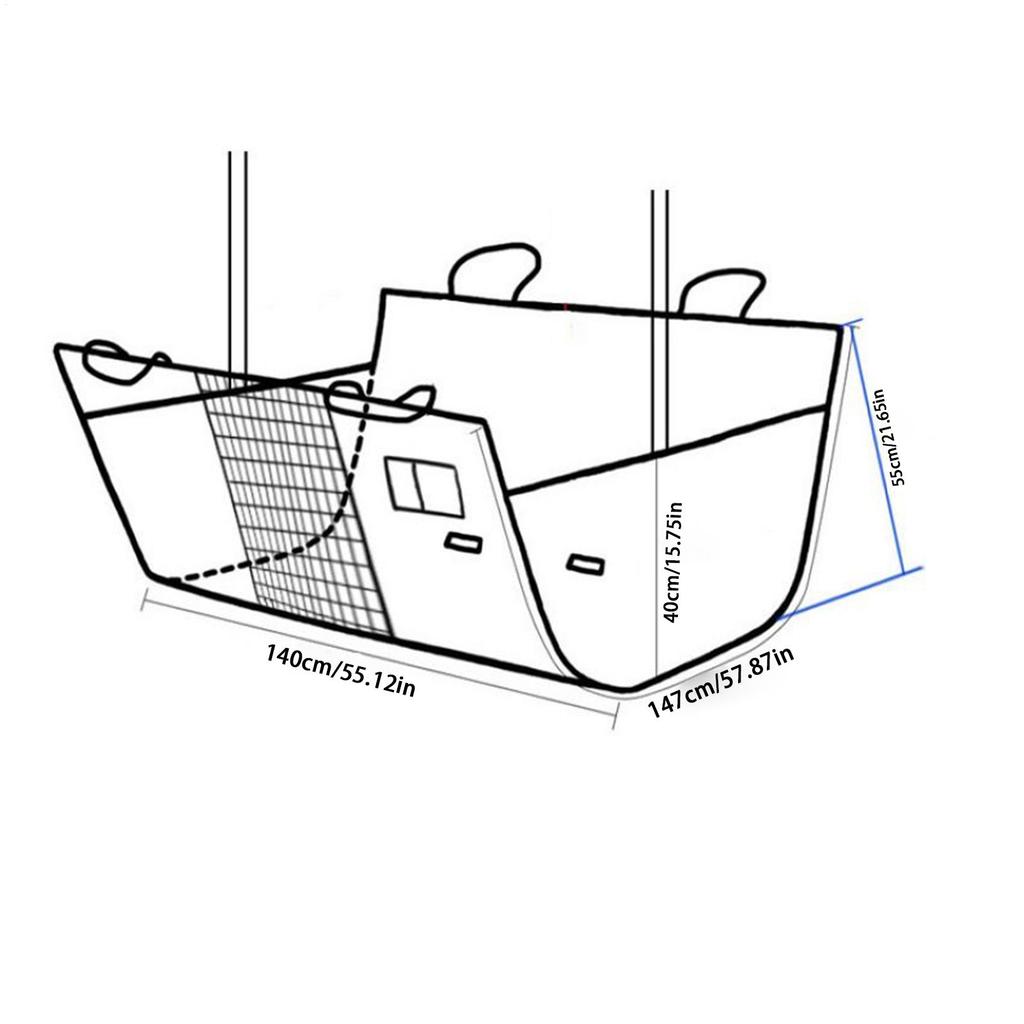 Матрас-лежанка для собаки на заднее сиденье автомобиля, защита от царапин, водонепроницаемый, нескользящий коврик для питомца, защита сиденья автомобиля для прицепа, фургона, грузовика, автомобильный