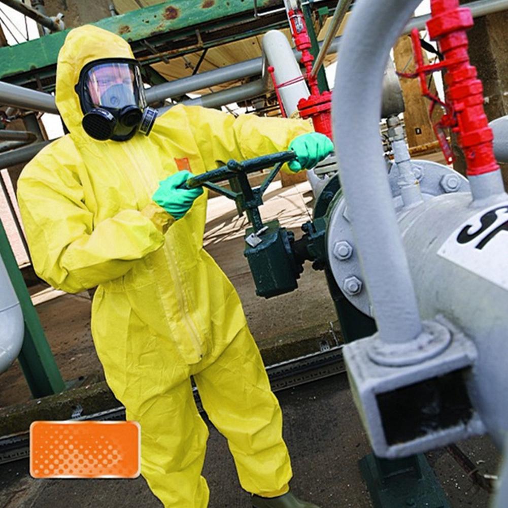 3000 Химический защитный костюм для жидкостей Водонепроницаемый защитный комбинезон от кислот и щелочей XL