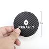 For Renault 2026 New Hub Caps For Renault Megane 2 3 4 Twingo Clio Talisman Captur Trafic Kwid Car Carbon Fiber Textured Coaster