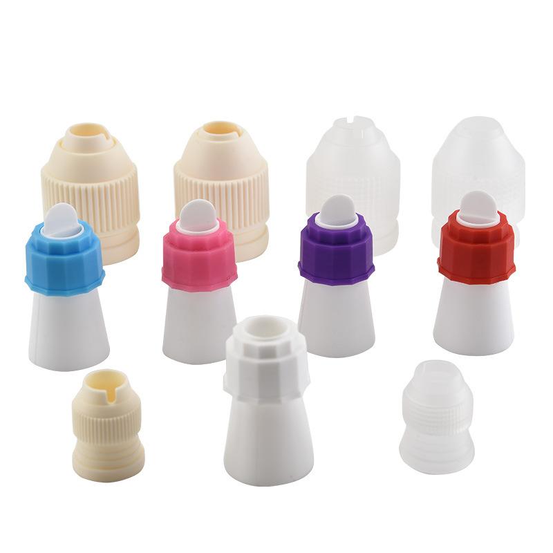 Конвертер насадок для кондитерского мешка с глазурью, двухцветный монохромный кремовый соединитель, кондитерские насадки, набор для самостоятельного украшения выпечки кексов