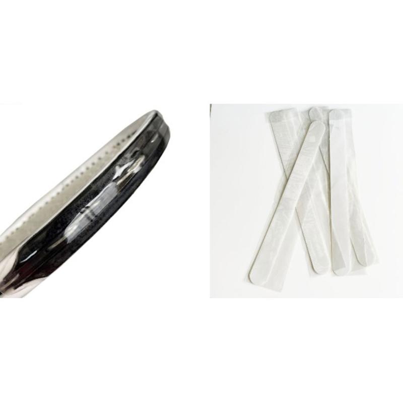 Прозрачный защитный чехол для теннисной ракетки, предотвращающий удары и царапины корпуса ракетки, влажный, из термополиуретана, одинарный, 37 см.