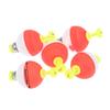 5 Pcs Snap-On Ball Fishing Bobber Floats Weighted Bobbers EVA Foam Corks For Crappie Bluegill Panfish Catfish