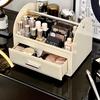 Косметический Органайзер Коробка для Хранения Настольный Ящик Стеллаж-этажерка Органайзер для Макияжа Стол Роскошный Отсек для Помады Парфюмерии Стеллаж для Хранения