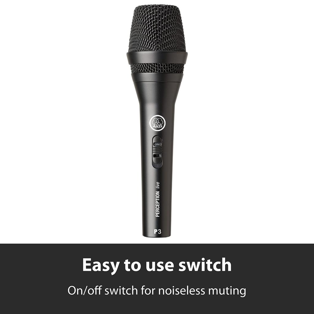 AKG P-3S Dynamic Microphone [mask dB]