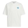 adidas Оригинальная футболка LM TEE Оверсайз с логотипом в стиле граффити Белая KE5793