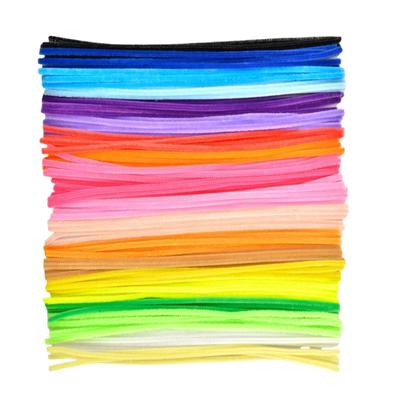 300/400/500 шт. Разноцветные ершики для чистки труб, assorted color, плюшевые стебли, 30 см x 6 мм, для творческого искусства, поделок, домашнего декора