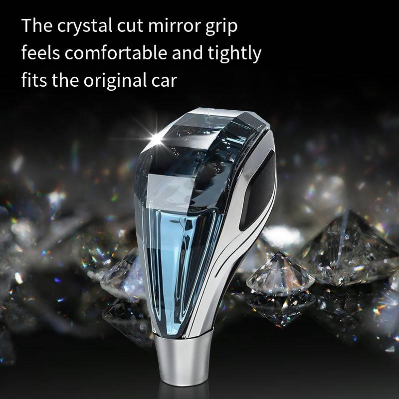 Светодиодная хрустальная ручка переключения передач, подходит для R135-246 R135-24 135-24R 135-246R 135-R246 PRND Семицветная хрустальная головка рычага переключения передач