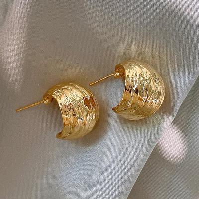 Серебряные серьги-гвоздики из плетёного металла S925 - Преувеличенные, Универсальные, Высококачественные серьги