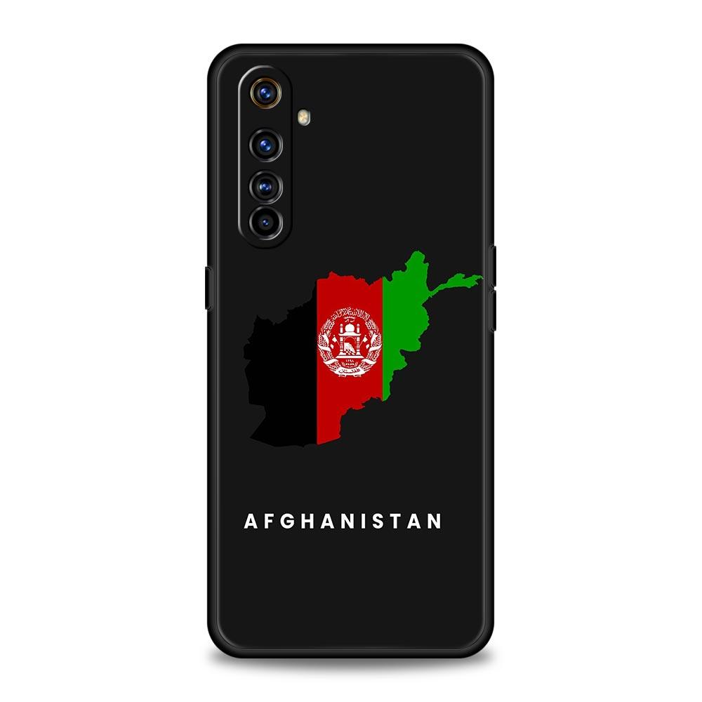 Флаг Афганистана для Realme 11 10 9 8 5G 7 6 GT2 Pro Plus C21 C11 C25 C35, мягкий чехол для Realme GT Neo 2 3 3T, чехол для телефона