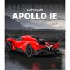 Модель спортивного автомобиля Apollo IE 1/32, металлический литой корпус, звуковые и световые эффекты, украшение, детская игрушечная машина, подарок для мальчиков, игрушки на Хэллоуин