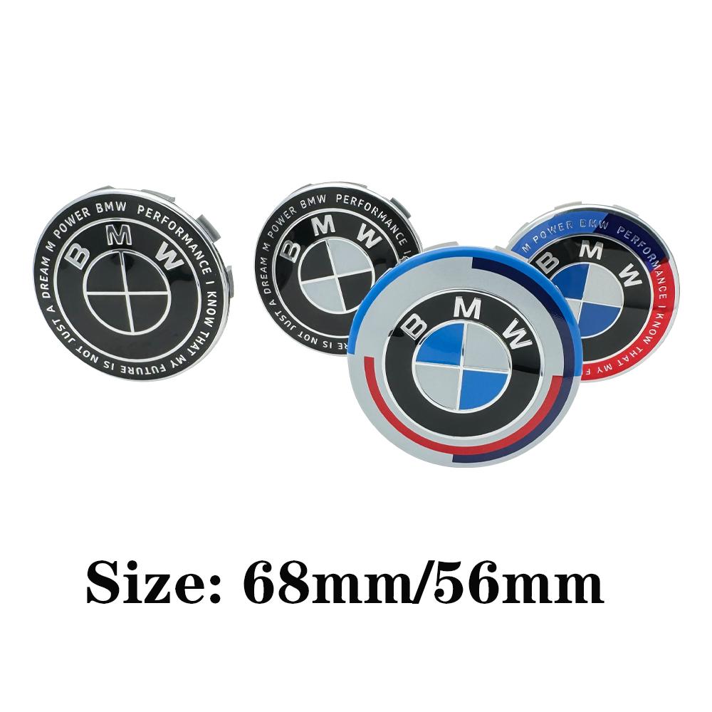 VGOP5 56mm68mm4pcs 10 Pin For mini bmw50th Anniversary Car Wheel Hub Center Cover Rim Caps Badge Emblem Logo Auto Exterior Accessories