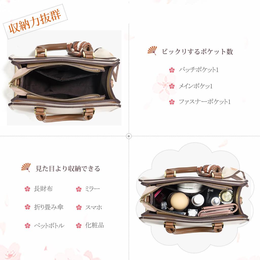 Stylish and Bag with PU Perfect for and Popular Gift NICOLE&DORIS Women's Handbag, Elegant, Crossbody/Shoulder Scarf, 2-Way, Leather, Waterproof,