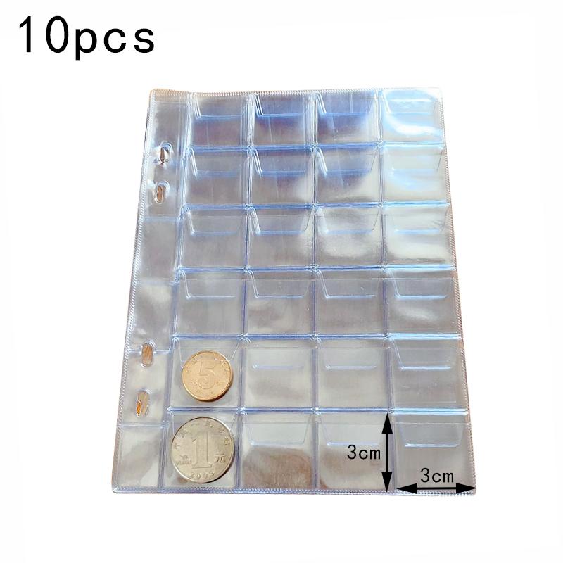 Coin Collection Booklet 120 Large Compartment 240 Small Compartments Copper Coins Commemorative Coins Binder Collection
