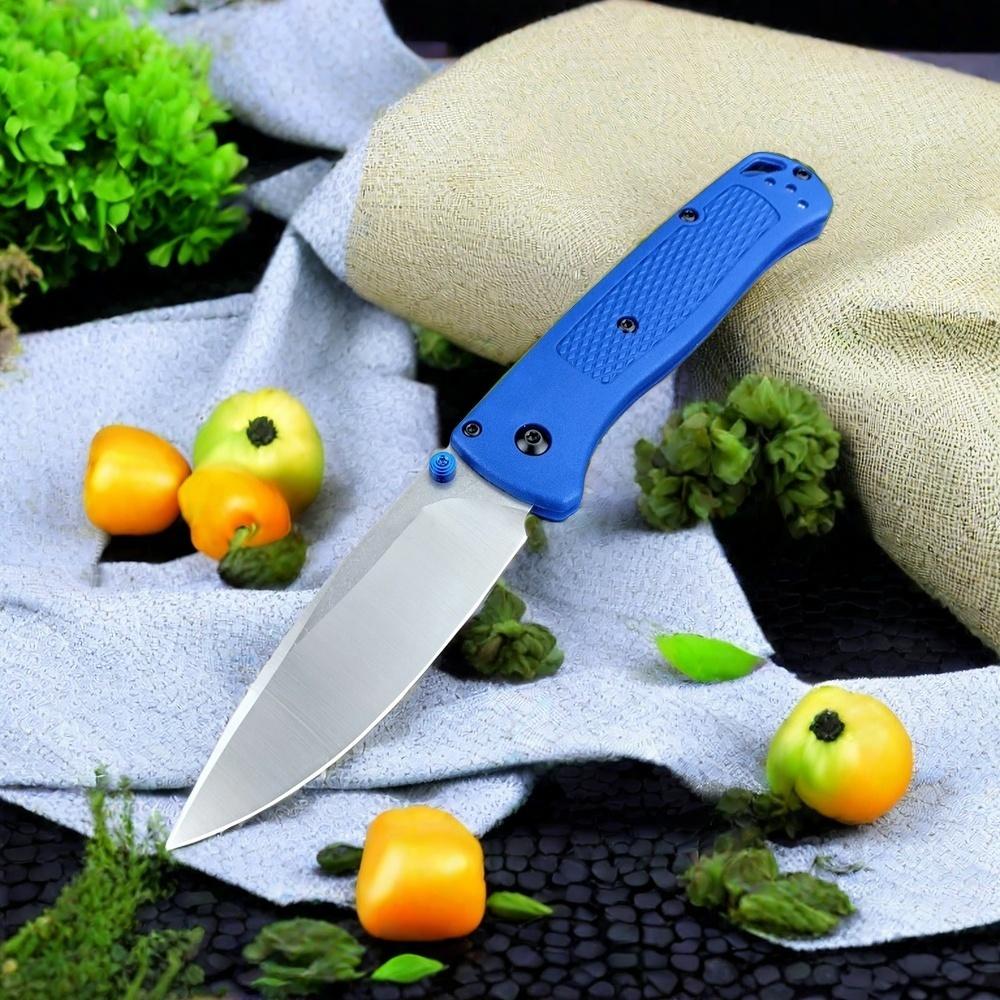 Карманные ножи BM 533 Mini Bugout Складной нож Рукоятка из нейлонового волокна Кухонные ножи Универсальный Тесак для мяса Острый нож для фруктов EDC Инструмент