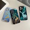 Для iPhone 16 Samsung S23 S22 A23 A52 A33 A73 A53 Huawei Honor Xiaomi Redmi OPPO Vivo ELK Deer Design милый полный защитный жесткий чехол для телефона