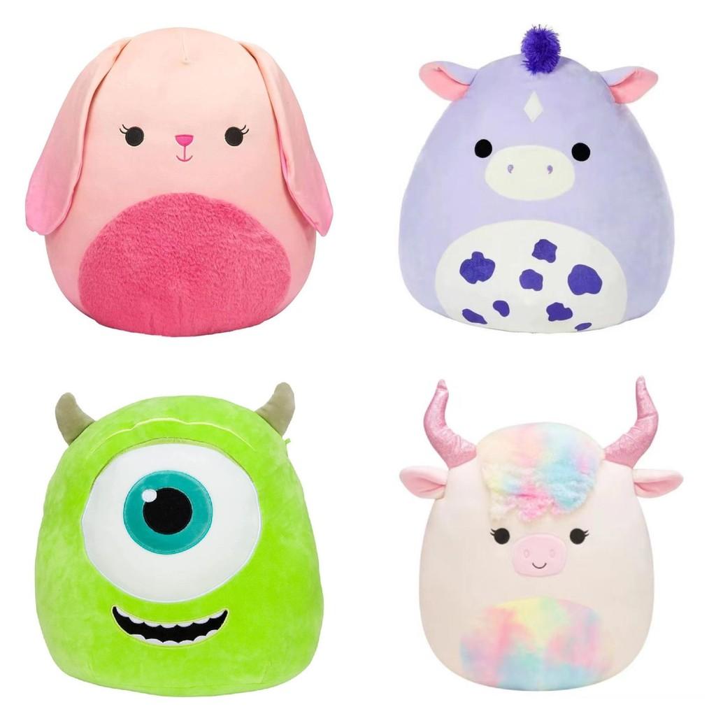 Плюшевая игрушка Squishmallows Кот-Акула Кролик С наполнителем из ПП хлопка Для детей и коллекционеров