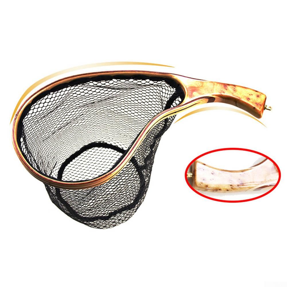 Fishing Net Fly Fishing Net Functional Wood+plastic