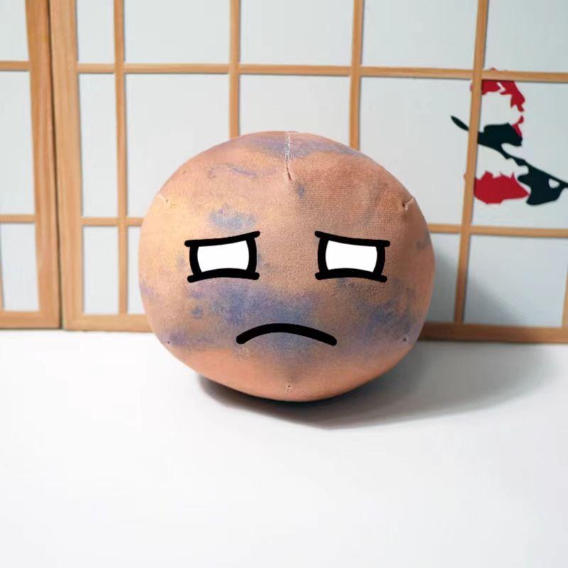 9 см Polandball Мини плюшевая игрушка Солнечная система Земля Луна Венера Уран Нептун Марс Юпитер Countryball Мультфильм Периферийные подарки