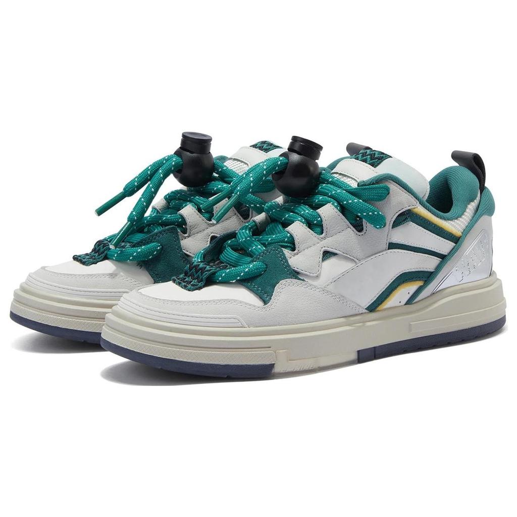 Li Ning We I Swag удобные мягкие эластичные нескользящие износостойкие низкие кроссовки Gourd Lock с низким верхом для скейтбординга мужские кроссовки Duck-Green AECT053-1