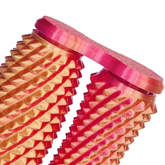 Напечатанная на 3D-принтере колючая роликовая игрушка-непоседа для снятия тревоги и стресса для детей, подростков и взрослых, ручной бугристый массажный ролик