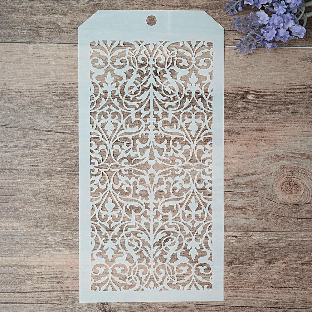 12*24 см DIY ремесло бесшовный трафарет для рисования штамповки для скрапбукинга штампы альбом декоративное тиснение бумажные карты