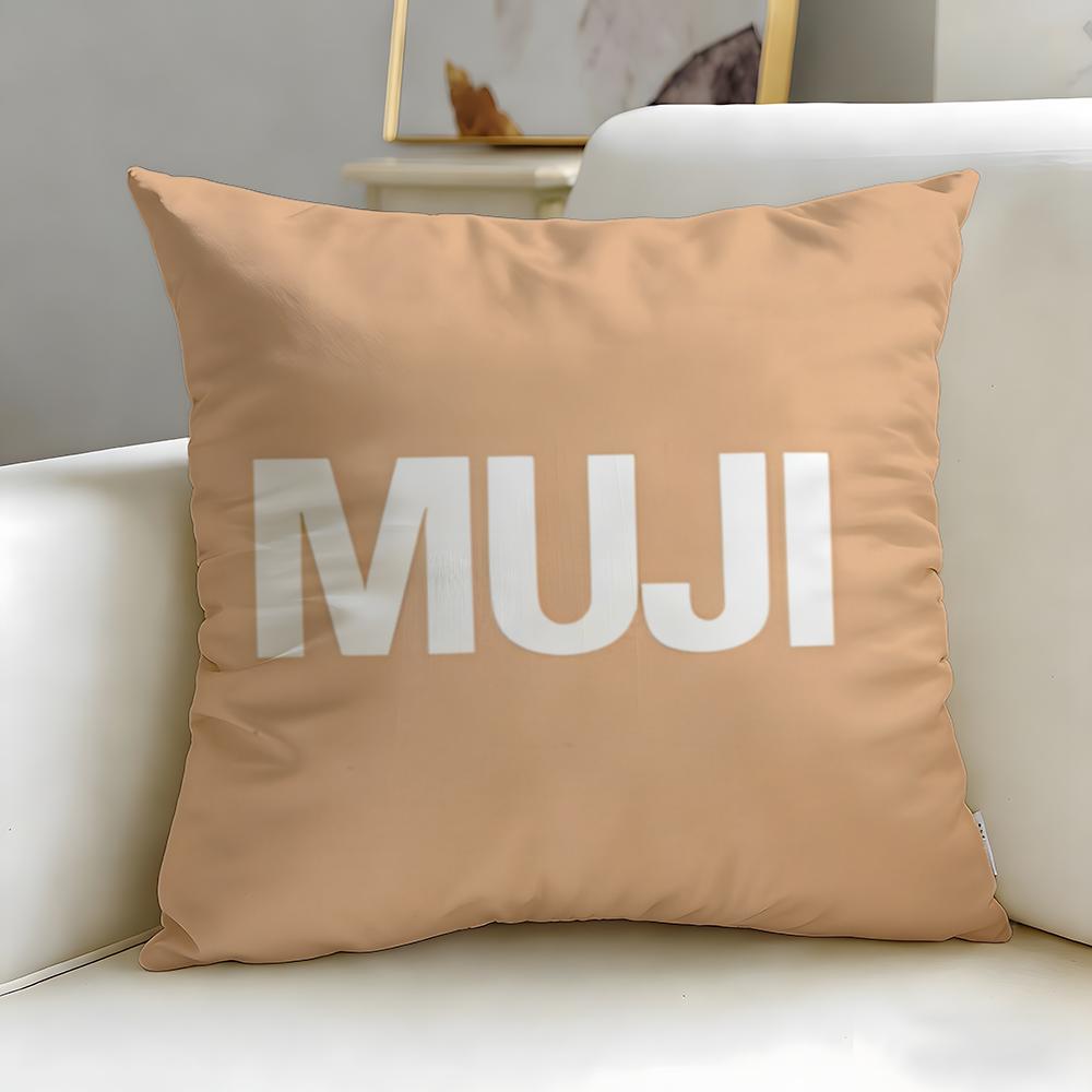 Классический бренд lifestyle MUJI Наволочка Мягкая Легко стирается Универсальная для Дивана Кровати Путешествий и Офиса