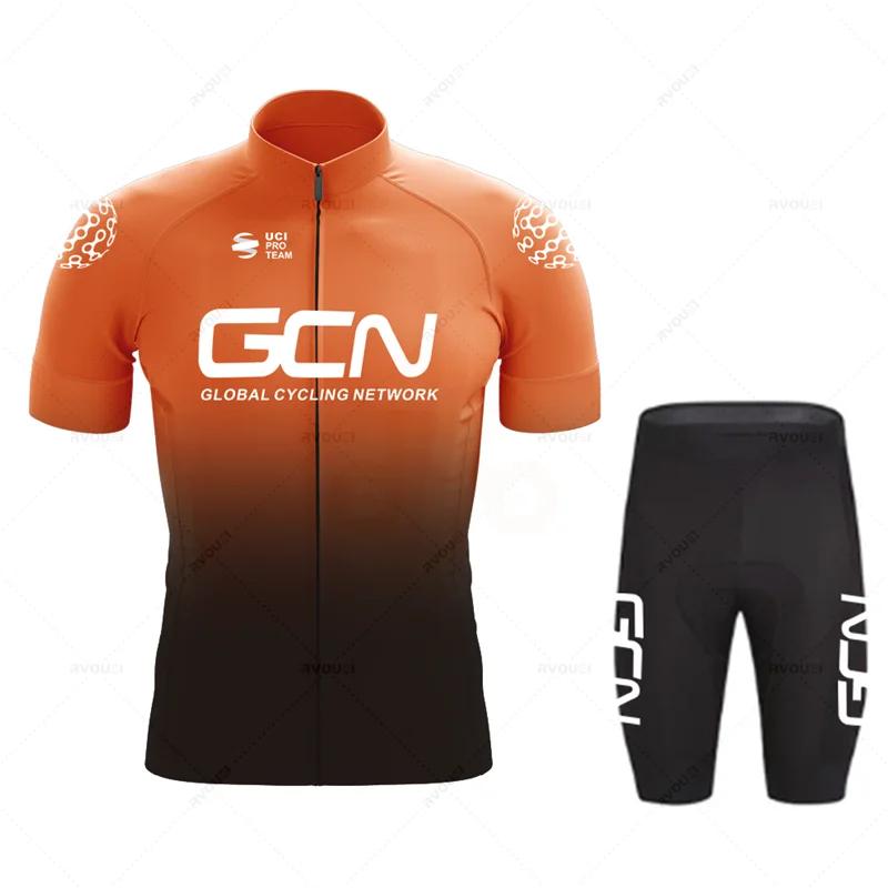 Summer Breathable Cycling Suit Set Pro Team Cycling Jersey Set Breathable Quick-Drying Triathlon Skinsuit Maillot Ciclismo Masculino