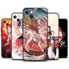 Чехол в японском стиле с аниме-лисой для iPhone 14 13 11 12 16 15 Pro Max 12 13 Mini X XR XS MAX 7 8 14 16 15 Plus Задняя крышка