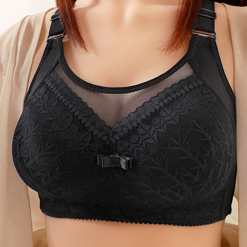 Large Size Thin Non-magnetic Bra for Side Breasts Push-up Anti-exposure Bra and Beautiful Back Underwear