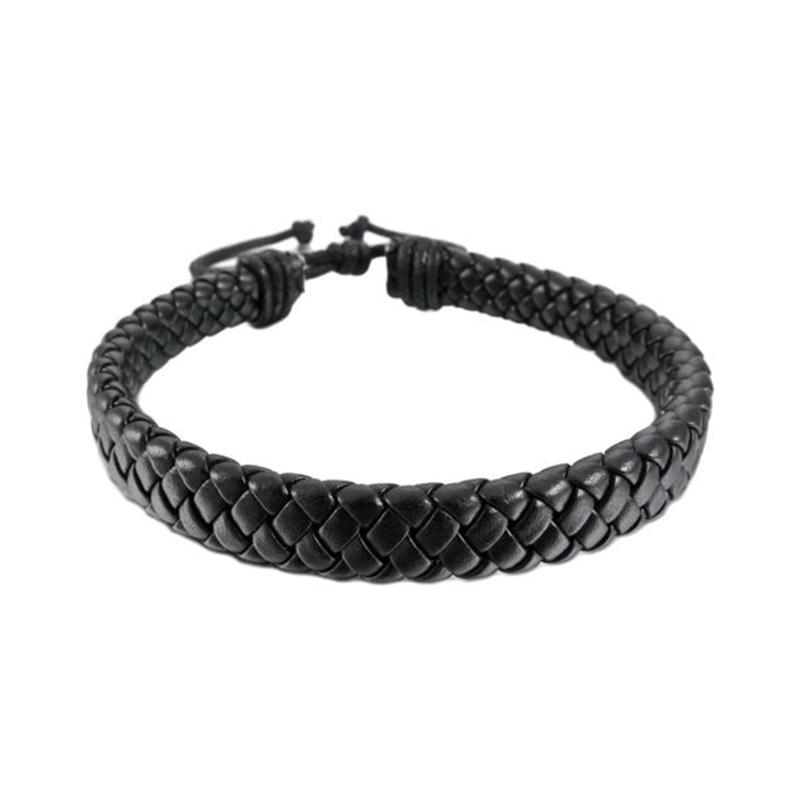 PU кожа манжета веревка простой регулируемый модный многоцветный 1шт мужской браслет унисекс ручной работы браслет уникальный