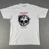 Grateful Dead Онлайн Керамика Осенний Тур Футболка Мужская Средний Размер Белый Графический Принт