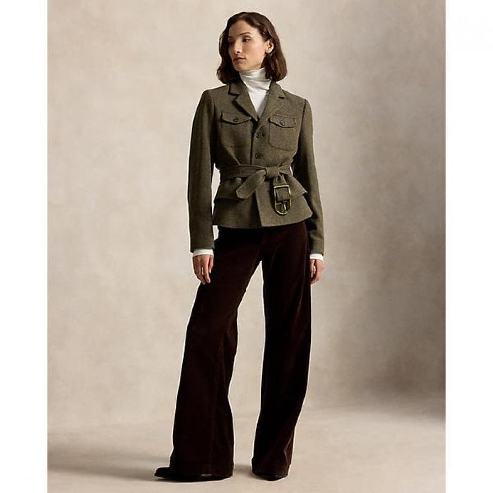 Polo Ralph Lauren Women Herringbone Utility Jacket Wmpootwn5v20388999