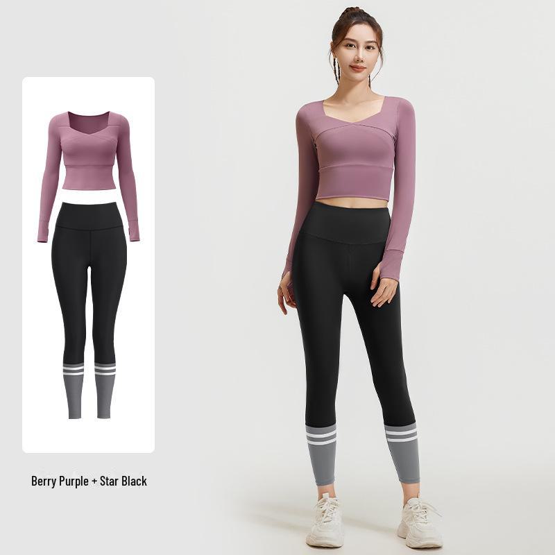 Juyitang Women's Stylish Yoga and Pilates Slim Fit Sports Suit