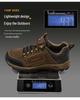 Мужские большие размеры Нескользящие кроссовки на шнуровке с низким верхом для пеших прогулок на осень и зиму