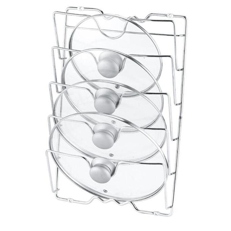 Кухонные принадлежности, органайзер для кастрюль из нержавеющей стали, подставка для крышки, держатель для посуды