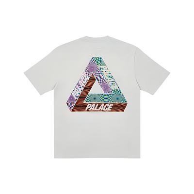 Palace Футболка унисекс серии Ultimo Tri-Eye FW21 Серо-мелованная P21TS239