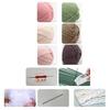 1 Set Vibrant Color Simulation Flower Creative DIY Crochet Kit Tulip Potted Crochet Material Bag