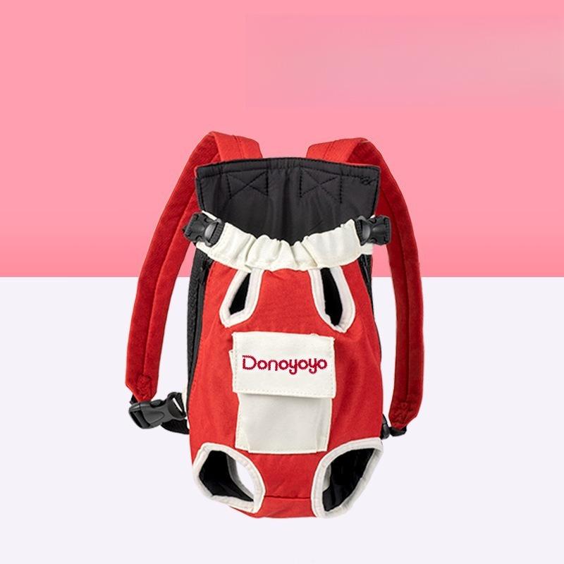 Breathable Pet Front Backpack Leg‑out Portable Travel Chest Bag For Small Cats And Puppies