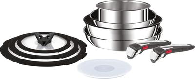 Съемная ручка Кастрюля и Сковорода Индукция и Газ Включает Две Специальные Не содержащие ПФОК и другие Вредные Нео IH Нержавеющая Брайер Нержавеющая Сталь