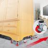 Movers Set with 360-degree Rotatable Wheels Furniture Lifter Tool Kit Anti-slip Heavy Duty Maximum Load 1100lb Furniture